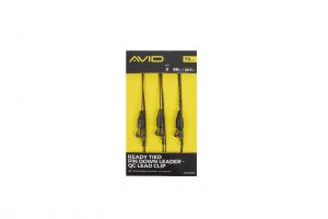 Avid Carp Montáž Ready Tied Pin Down Leader QC Lead Clip 3ks